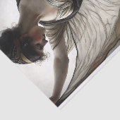 Papier Mousseline Danseur vent balnéaire en découpage taupe (Détail)