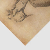 Papier Mousseline Danseur vintage (Détail)