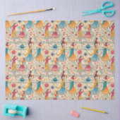 Papier Mousseline Danseurs Abstraits de Bollywood (Artisanat)