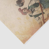 Papier Mousseline Danseurs folkloriques (Détail)