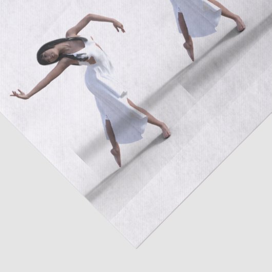 Papier Mousseline Danseuse blanche Thunder_Cove (Détail)