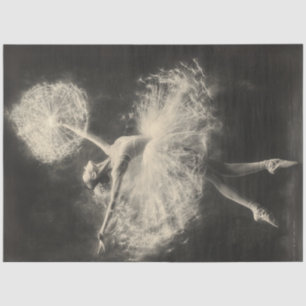 Papier Mousseline Danseuse de ballet de découpage Dandelion lumineux