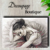 Papier Mousseline Danseuse de ballet Découpe