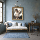 Papier Mousseline Danseuse de ballet posée Decoupage