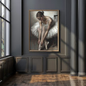 Papier Mousseline Danseuse de ballet posée Decoupage