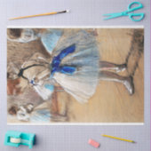 Papier Mousseline Danseuse de ruban bleu, Edgar Degas (Artisanat)