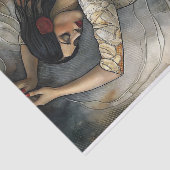 Papier Mousseline Danseuse flamenco espagnole découpée (Détail)
