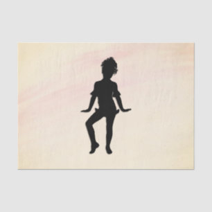 Papier Mousseline Danseuse la plus mignonne Mellow Yellow