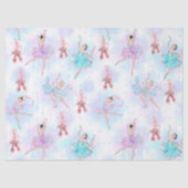Papier Mousseline Danseuses de ballet pastel (Recto)