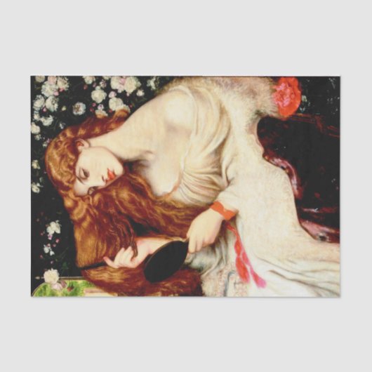 Papier Mousseline Dante Gabriel Rossetti | Lady Lilith (Recto)