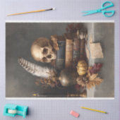 Papier Mousseline Dark Academia, une vie encore avec découpage du cr (Artisanat)