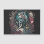 Papier Mousseline Dark Alice au pays des merveilles vintage decoupag<br><div class="desc">, alice vintage au pays des merveilles une date très importante, alice au pays des merveilles, conte de fées, alice au pays des merveilles, alice au pays des merveilles motif, alice au pays des merveilles découpage, alice vintage au pays des merveilles collage, papier découpage pour grand mobilier, papier découpage art,...</div>