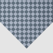 Papier Mousseline Dark Blue Checker Checkerboard Checkered 00s 90s (Détail)