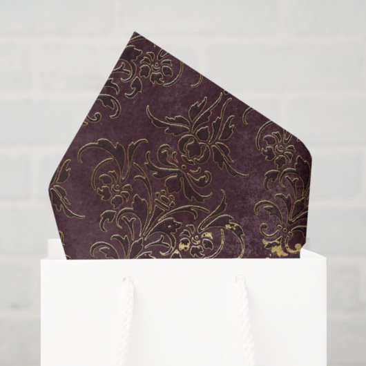 Papier Mousseline Dark Boudoir (Sac cadeau)