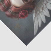 Papier Mousseline Dark Rose Seraphim Decoupage (Détail)