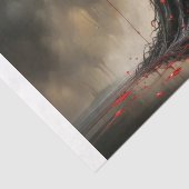 Papier Mousseline Dark Rose Siren Decoupage (Détail)