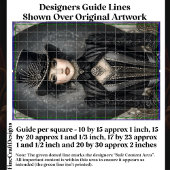 Papier Mousseline Dark Steampunk Lady Ringmaster DN7L Découpage