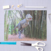 Papier Mousseline Daspletosaur - Dinosaure Papier Tissu (Artisanat)