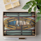 Papier Mousseline Dauphin en verre de Faux pour embarcation de décou (Cadeau)