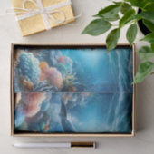 Papier Mousseline Dauphin Ocean Reef Aquarelle Découpage (Cadeau)