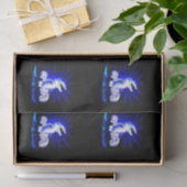 Papier Mousseline Dauphin souriant (Cadeau)