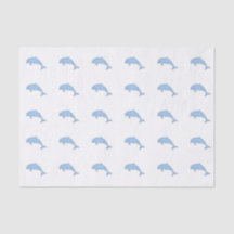 Dauphins bleus d'aquarelle