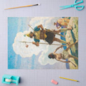 Papier Mousseline David et Goliath par Newell Convers Wyeth (Artisanat)