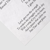 Papier Mousseline De belles prières découpage" Tissu (Détail)