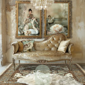 Papier Mousseline De bonne grâce Swan & Floral lake