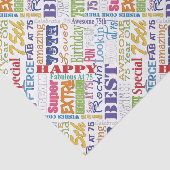 Papier Mousseline De fête d'anniversaire cadeaux uniques et (Détail)