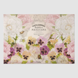Papier Mousseline De La Republica Mexicana Decoupage