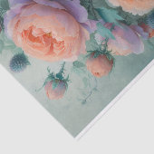 Papier Mousseline De magnifiques Roses de pêche (Détail)