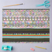 Papier Mousseline De mignons motifs tribaux aztèques colorés (Artisanat)