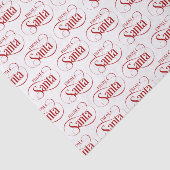 Papier Mousseline De Santa Claus Noël Fête Tissu Papier (Détail)