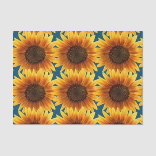 Papier Mousseline DÉBIT EN Papier Tissu BLEU (Recto)