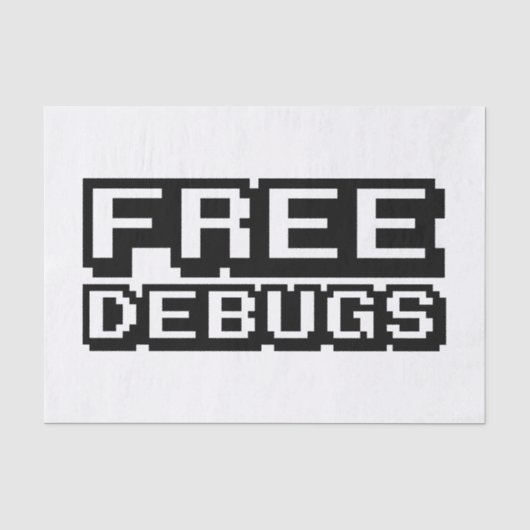 PAPIER MOUSSELINE DEBUGS GRATUITS (Recto)