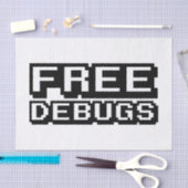 PAPIER MOUSSELINE DEBUGS GRATUITS (Artisanat)