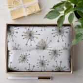 Papier Mousseline Début de l'ère atomique Retro Mid Century Moderne (Cadeau)