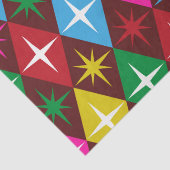 Papier Mousseline Début du milieu du siècle sur les diamants arlequi (Détail)