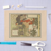 Papier Mousseline Décembre par Eugene Grasset (Artisanat)