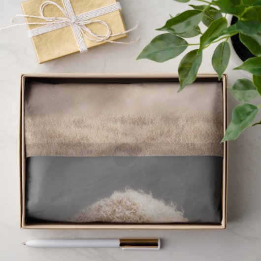 Papier Mousseline Déchoupage Bison sauvage Dustborne Charge Désert (Cadeau)