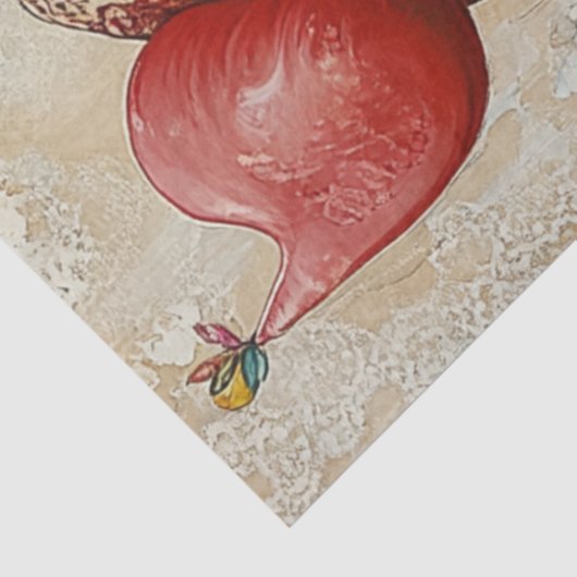 Papier Mousseline Déchoupage Cirque fille Jester clown (Détail)