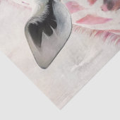 Papier Mousseline Déchoupage Girafe Rose Whimsical fille Lil (Détail)