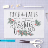 Papier Mousseline Deck de Noël Les couloirs avec des Bowls de Frosti (Artisanat)