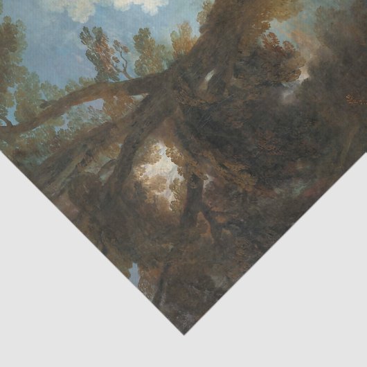 Papier Mousseline Déclaration d'amour de Nicolas Lancret (Détail)