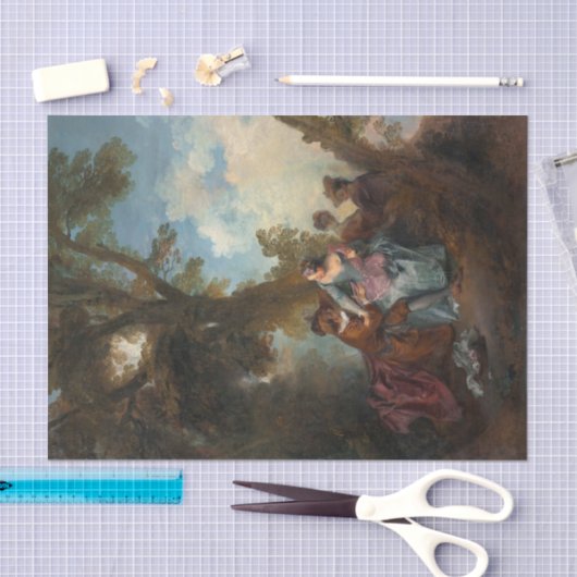 Papier Mousseline Déclaration d'amour de Nicolas Lancret (Artisanat)