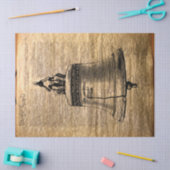 Papier Mousseline Déclaration d'indépendance Tissu/Document de décou (Artisanat)