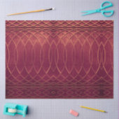 Papier Mousseline Déco Art Déco Découpage Vin Burgandy en métal (Artisanat)