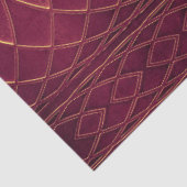 Papier Mousseline Déco Art Déco Découpage Vin Burgandy en métal (Détail)