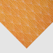 Papier Mousseline Déco Art Déco Orangé (Détail)